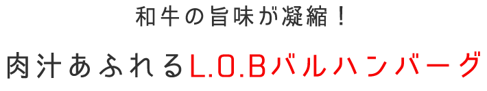 和牛の旨味が凝縮！